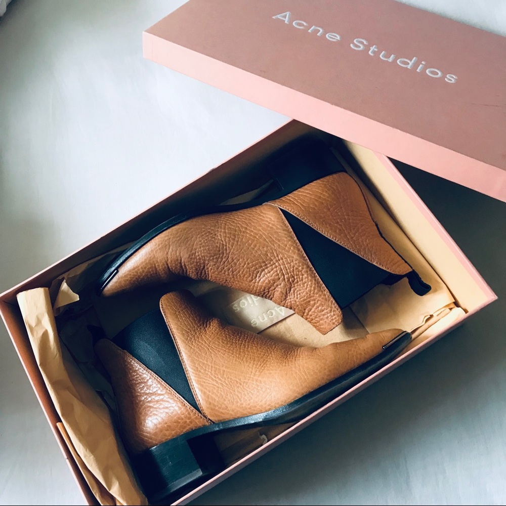 SOLD Acne Jensen Ochre Boots - Picture 2 of 8